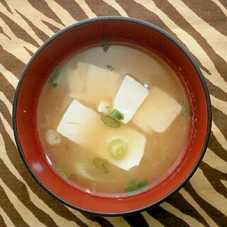 しょうが入り☆豆腐の味噌汁